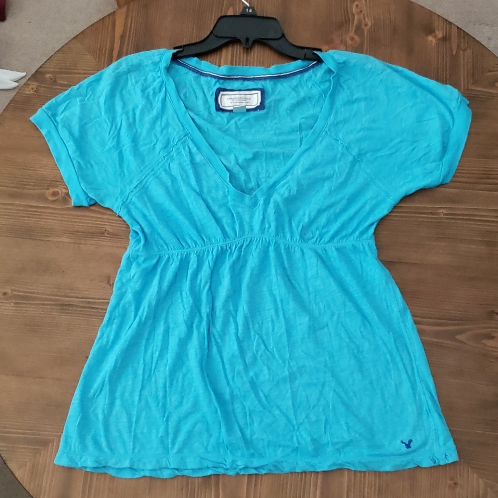 American Eagle Blue shirt